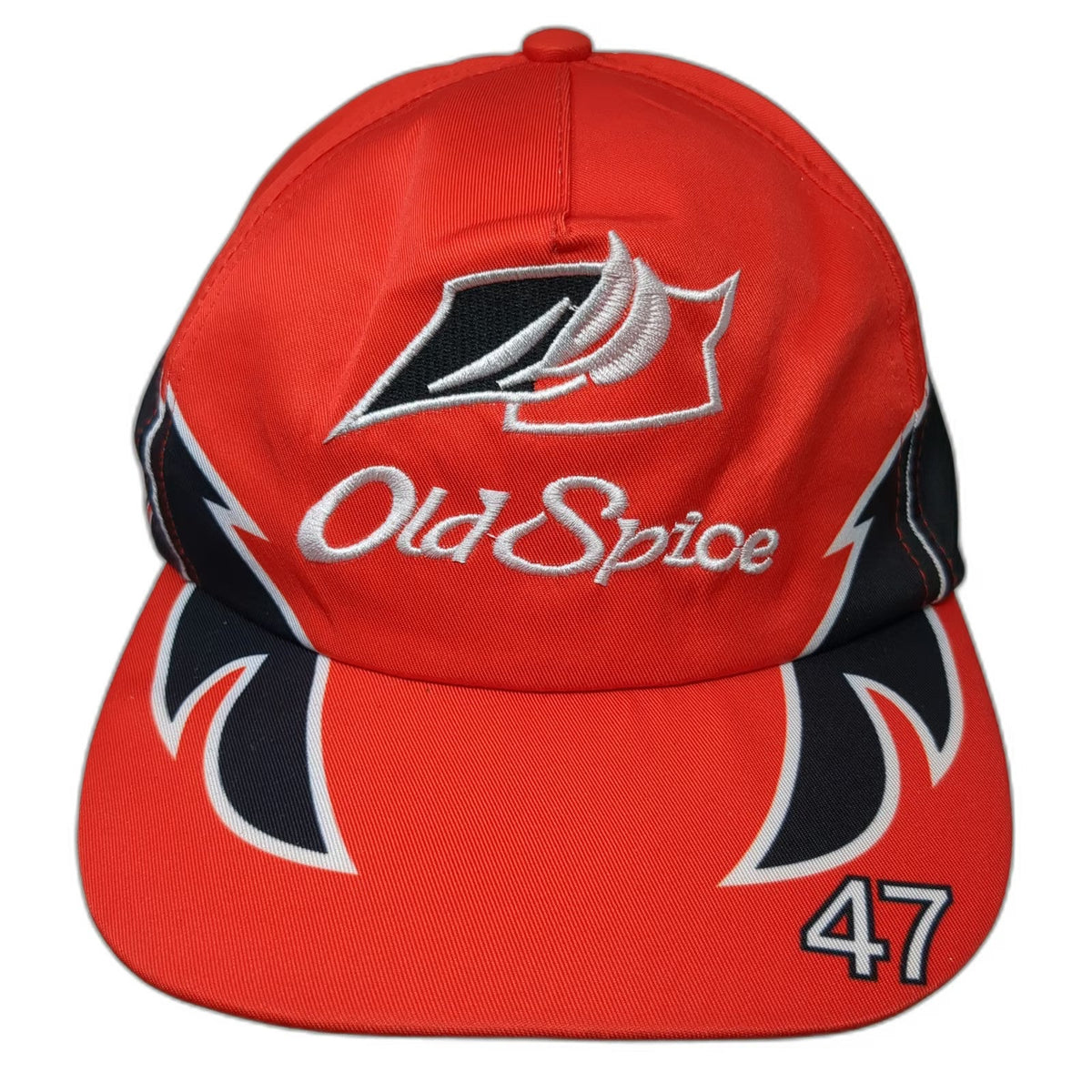 5 Panel Red Hat One Size Snapback Racing Old Spice 47 Cal Ripken Jr NASCAR JTG