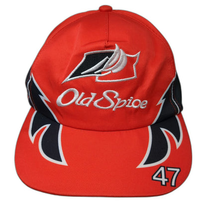5 Panel Red Hat One Size Snapback Racing Old Spice 47 Cal Ripken Jr NASCAR JTG