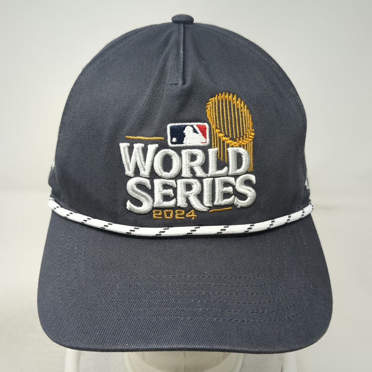 '47 MLB Los Angeles Dodgers 5 Panel Gray One Size 2024 World Series Rope Hat