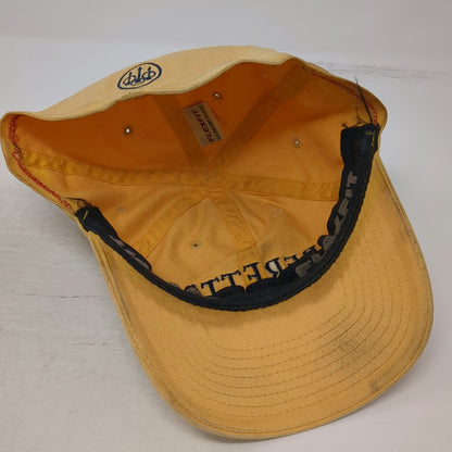 Beretta Baseball Cap Yellow One Size Autographed Logo Flexfit Stretch Hat