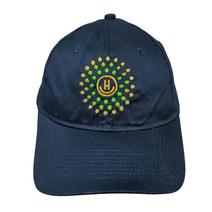 Trulieve Strapback Hat Blue One Size Embroidered Solid Port & Company