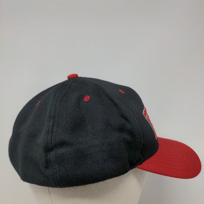 United States Specialty Sports Association Fitted Hat Black Red 7 1/2