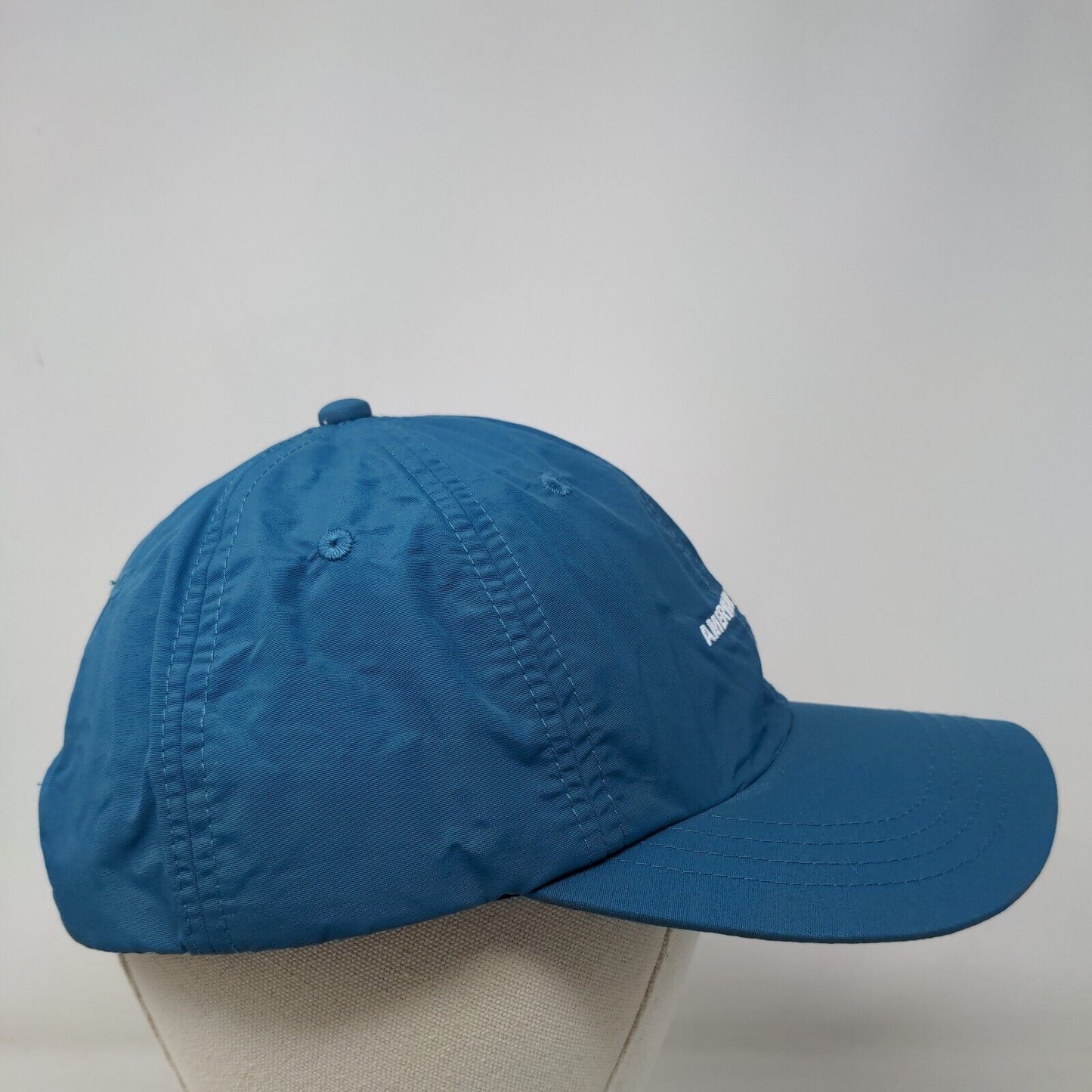 American Eagle Slideback Hat Blue One Size Embroidered Adjustable