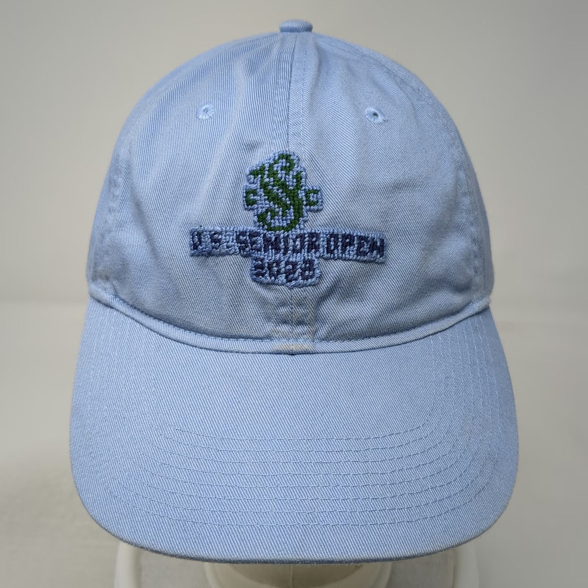 Smathers & Branson Baseball Cap Blue One Size U.S. Senior Open 2023 Needlepoint