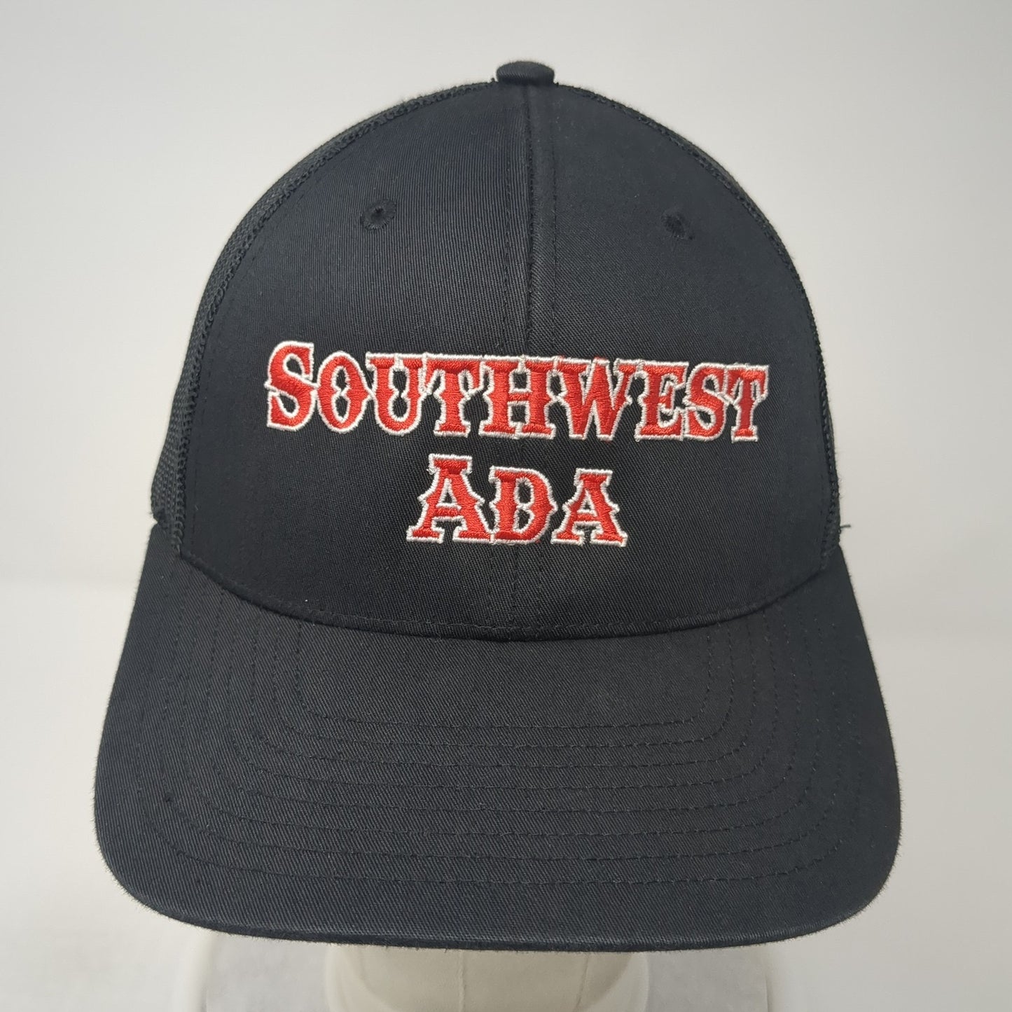 Southwest ADA Snapback Trucker Hat Black Small Embroidered Richardson