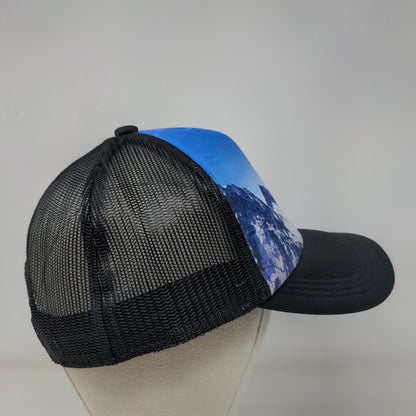 Snowy Mountain Snapback Mesh Back Trucker Hat Multi One Size Port Authority