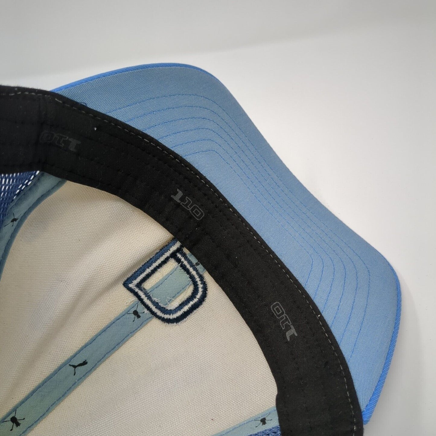 Pineapple Snapback Trucker Hat Blue OS Adjustable 110 Flexfit Mesh Back PUMA