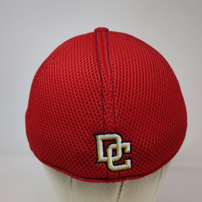 New Era Washington Nationals MLB Baseball Cap Red White Blue M 39THIRTY Mesh Hat