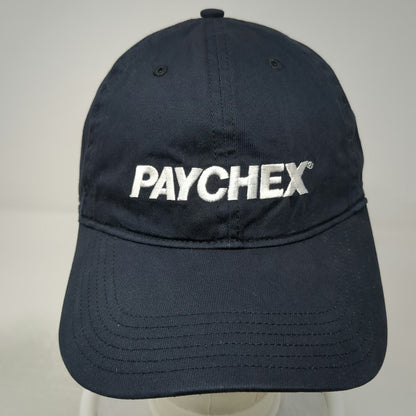 Under Armour Baseball Cap Blue One Size Paychex Logo Slideback Cotton Hat