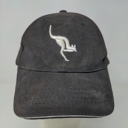 Creative Products Men's Strapback Hat Black Size OSFA Embroidered Kangaroo Logo