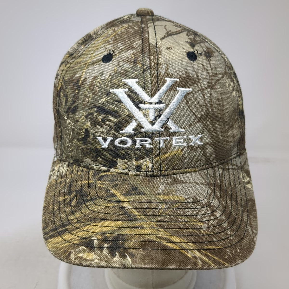 Vortex Baseball Cap Brown Beige Green One Size Camo Optics Hunting Logo Hat