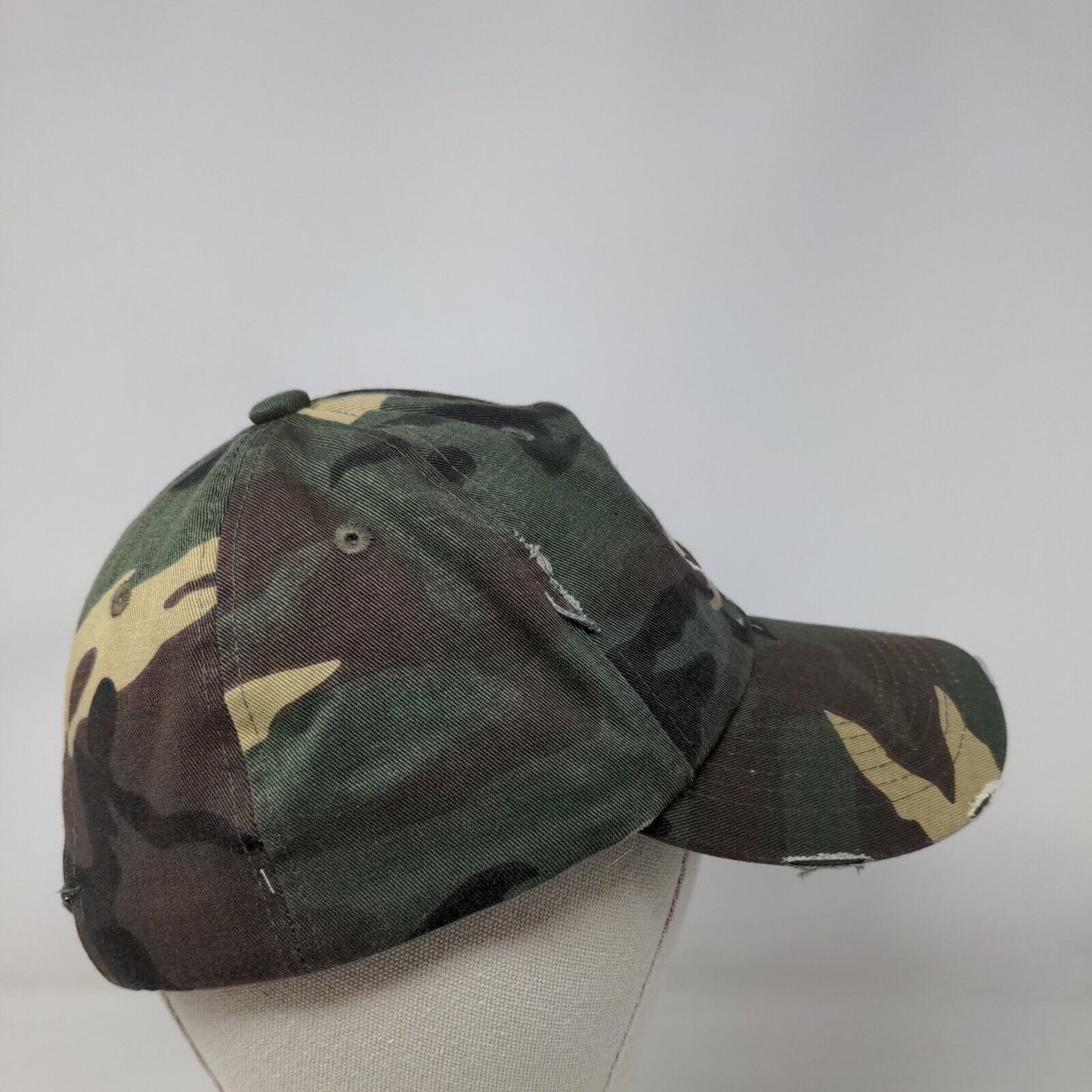 Brave Mama Slideback Hat Camouflage One Size Embroidered 5 Panel District