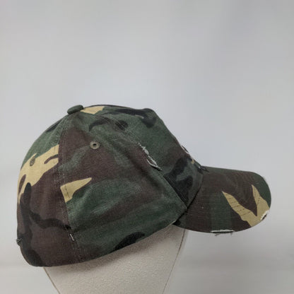 Brave Mama Slideback Hat Camouflage One Size Embroidered 5 Panel District