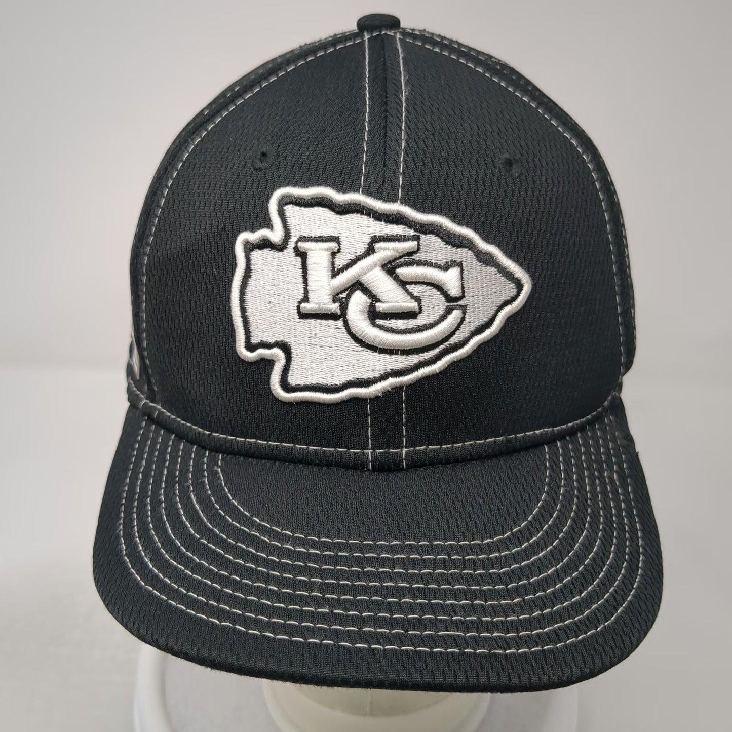 Kansas City Chiefs NFL New Era Snapback Hat Black One Size 1960 Side Patch Flat