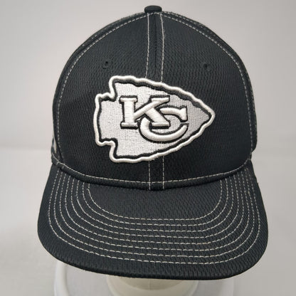 Kansas City Chiefs NFL New Era Snapback Hat Black One Size 1960 Side Patch Flat