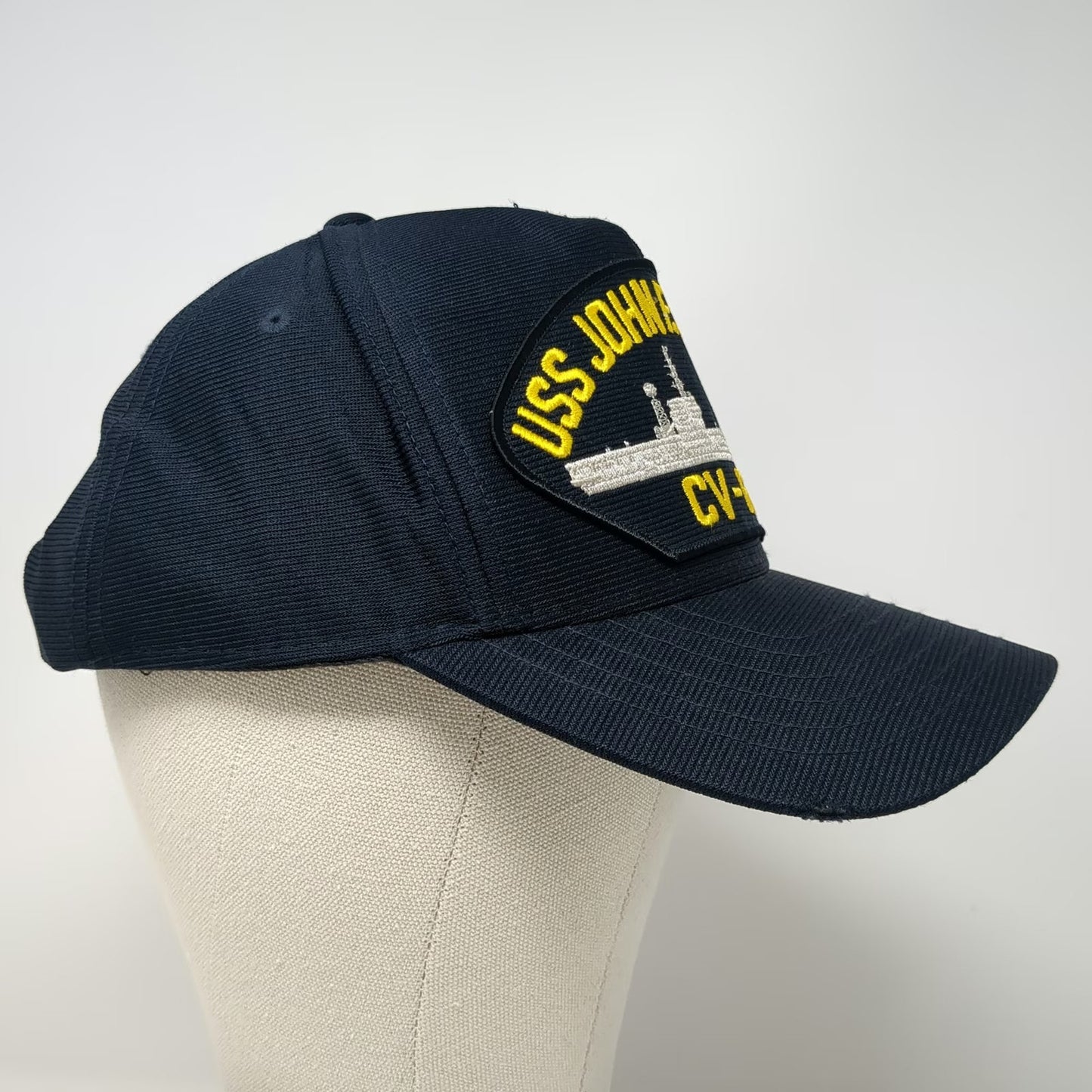 Eagle Crest 5 Panel Blue One Size Hat USS John F. Kennedy CV-67 Ship Snapback