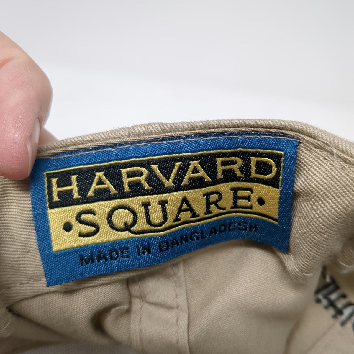 Harvard Square Baseball Cap Beige One Size Little Hearts Logo Strapback Hat