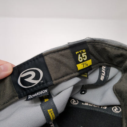 Rocky Fitted Hat Gray 7 3/8 Embroidered 6 Panel Surge PTS 65 Richardson