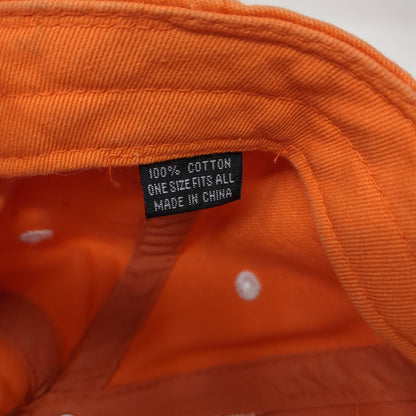Castaway Cay Bahamas Strapback Hat Orange One Size Adjustable Disney