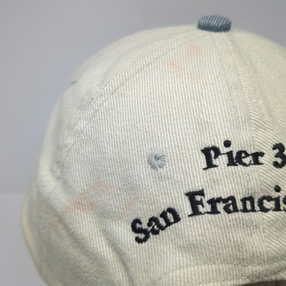 Bubba Gump Shrimp Co. Baseball Cap Hat Beige Blue One Size Denim San Francisco
