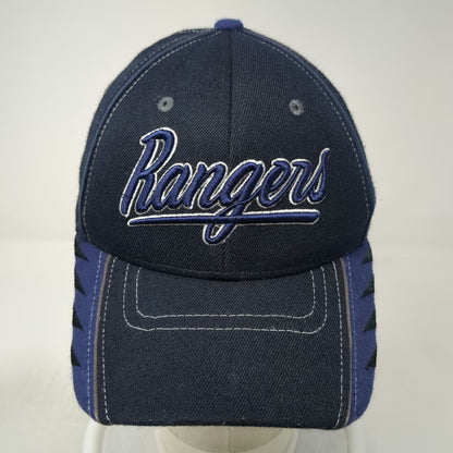 New York Rangers NHL Zephyr Cap Hat Black L Stretch Fit Curved Brim Embroidered