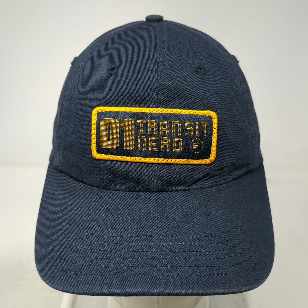Richardson Baseball Cap Blue One Size Transit Nerd Patch Slideback Cotton Hat