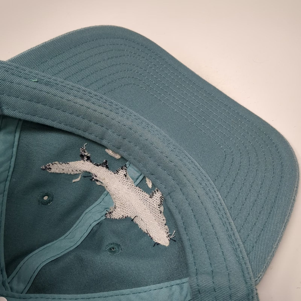 Gear Baseball Cap Blue One Size Slideback Hat Beaches Turks & Caicos Shark