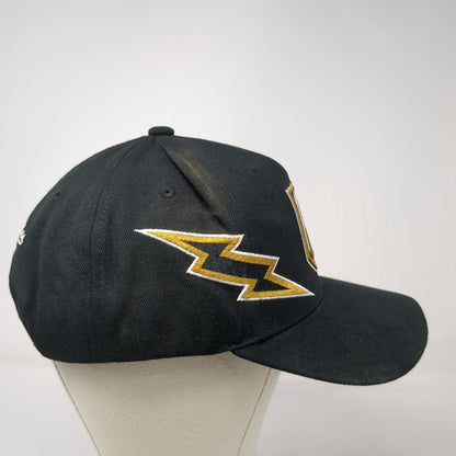 Vegas Golden Knights NHL Mitchell & Ness Snapback Hat Black One Size Bolt Logo