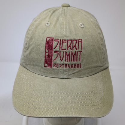 Port Authority Baseball Cap Brown OSFM Sierra Summit Restaurant Slideback Hat