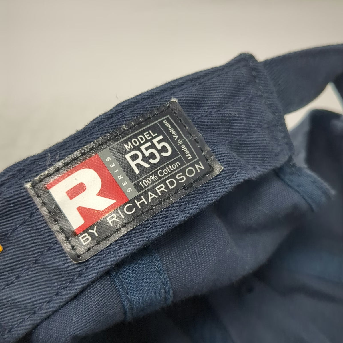 Richardson Baseball Cap Blue One Size Transit Nerd Patch Slideback Cotton Hat