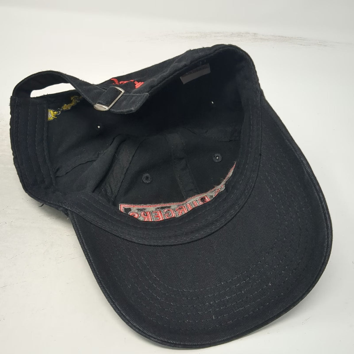 Bob's Burgers Baseball Cap Black One Size Ketchup Mustard Squeeze Bottle Hat