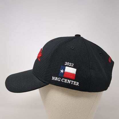 Barrett-Jackson Houston Strapback Hat Black One Size Adjustable Mid Fit Ahead