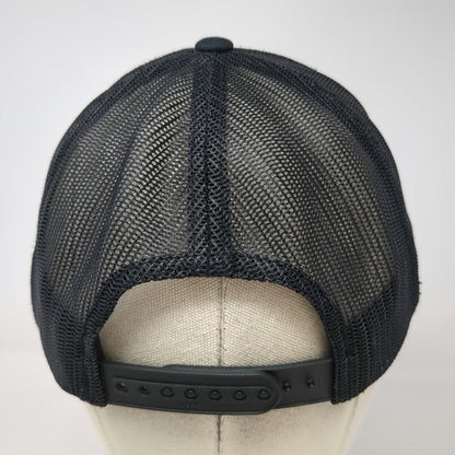 Yupoong Trucker Hat Black One Size Northwest Knives Mesh Snapback Logo Work Cap