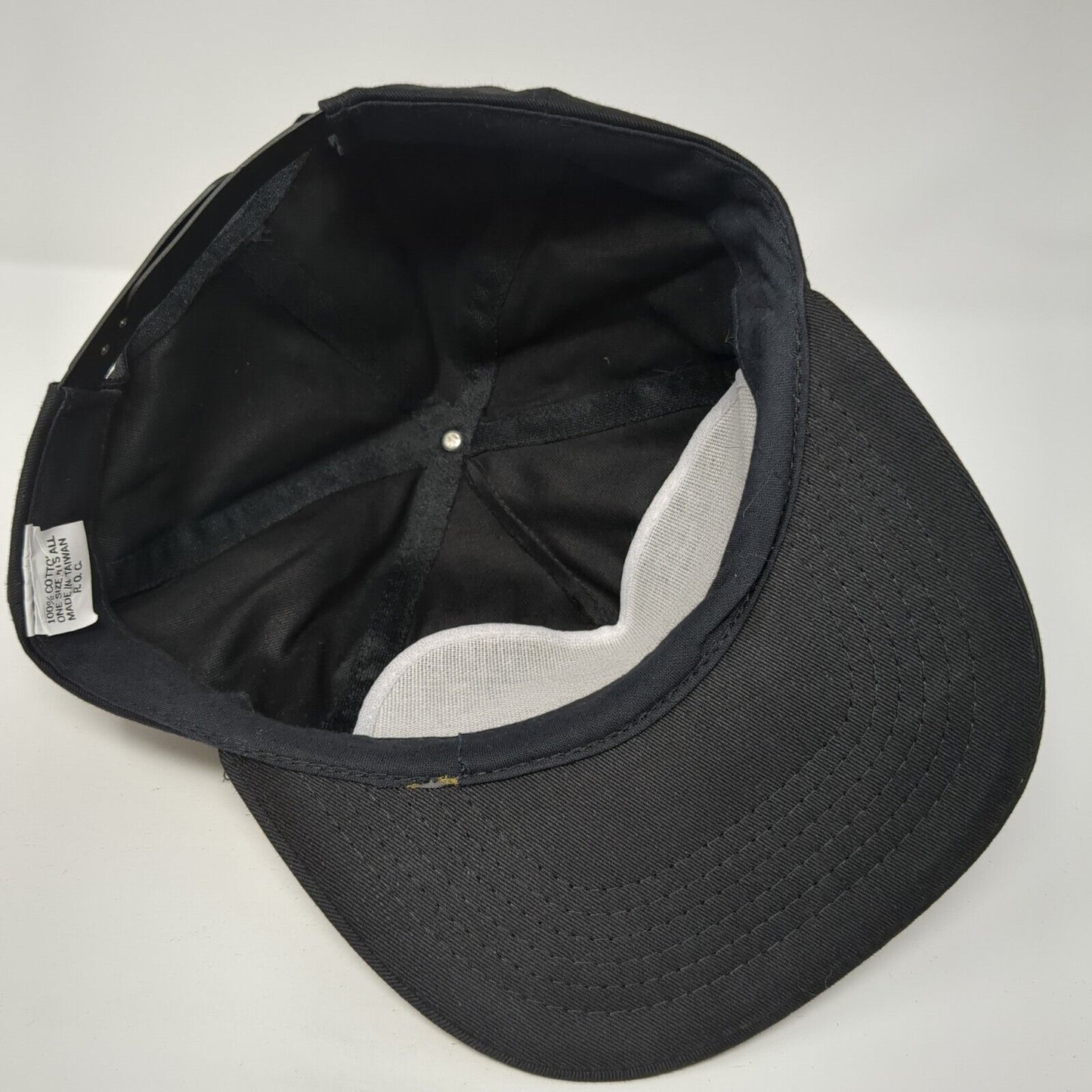 Designated Party Animal Snapback Hat Black One Size Adjustable 6 Panel Cotton