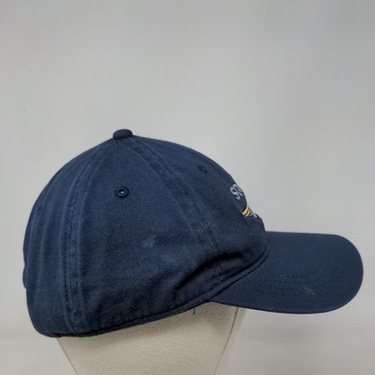 Soccer Ball Wings Slideback Hat Blue OSFM Embroidered Outdoor Cap