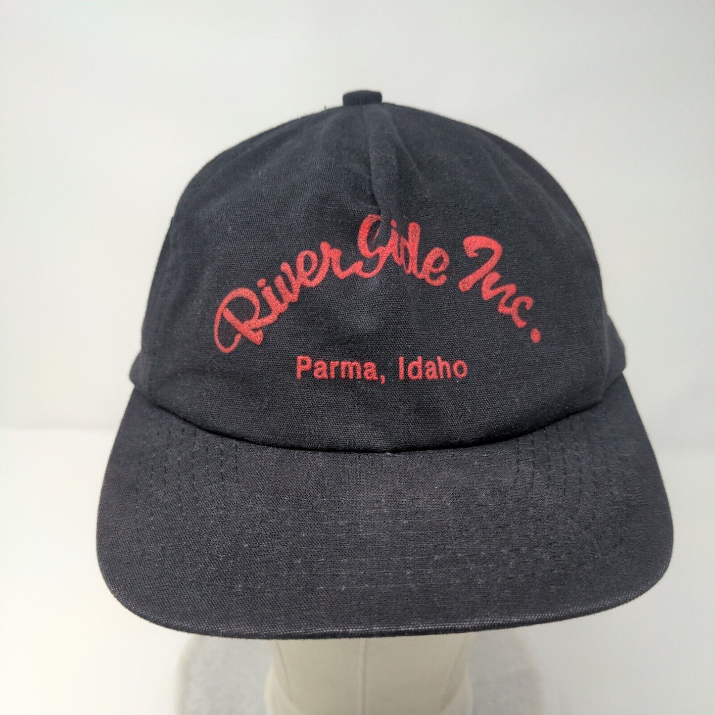 Riverside Inc. Parma Idaho Snapback Hat Black OS Adjustable Attractive Headwear