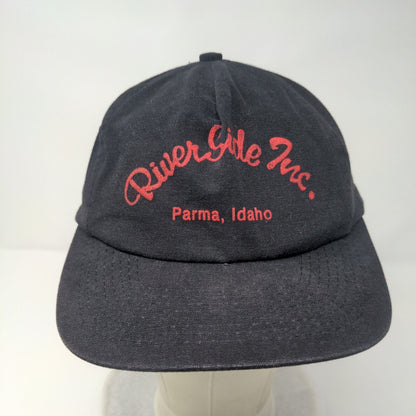Riverside Inc. Parma Idaho Snapback Hat Black OS Adjustable Attractive Headwear