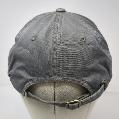 Imperial Baseball Cap Gray One Size Slideback Moose's Saloon Kalispell MT Hat