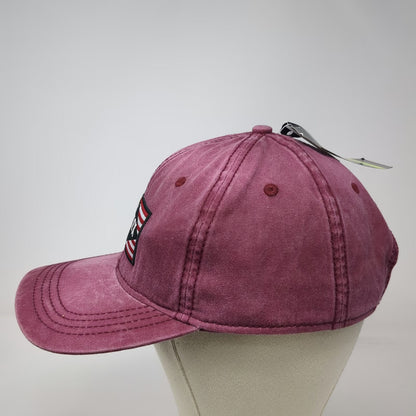Vortex Baseball Cap Red One Size American Flag USA Patch Washed Cotton Hat