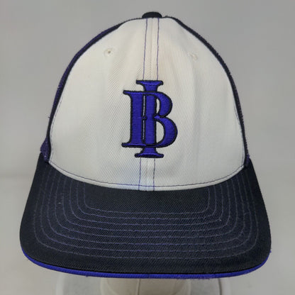 IB Fitted Mesh Back Trucker Hat Multi S/M Embroidered Pacific Headwear