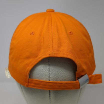 Orange Black Baseball Cap One Size Project 90s Embroidered Slideback Cotton Hat