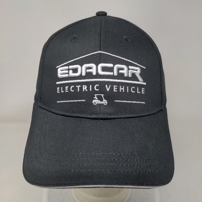 Edacar Electric Vehicle Slideback Hat Black One Size Embroidered 6 Panel