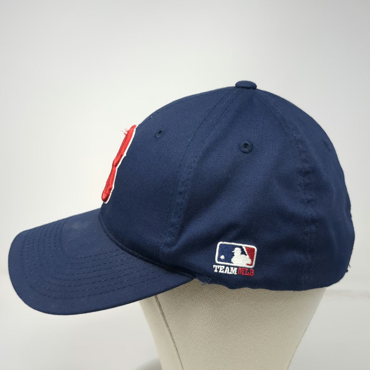 Outdoor Cap Boston Red Sox MLB Baseball Cap Blue One Size Curved Strapback Hat