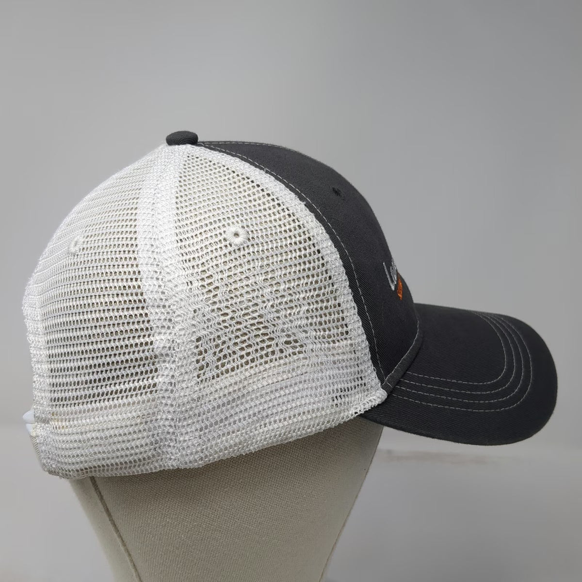 Cap America Baseball Cap Gray One Size Lamb Weston Potato Logo Mesh Back Hat