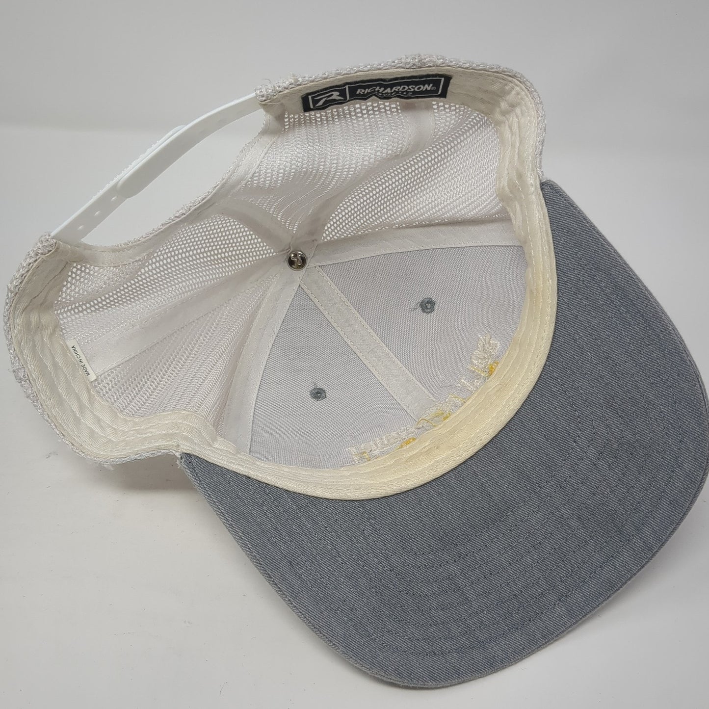 Salt to Saint Relay Snapback Trucker Hat Gray One Size Mesh Back Richardson