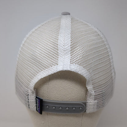 Buffalo Snapback Trucker Hat Gray One Size Adjustable Mesh Back Patagonia