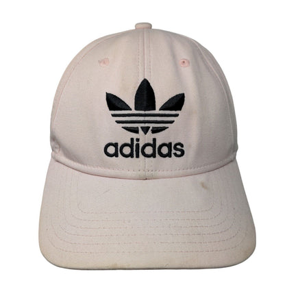 Adidas Trefoil Snapback Hat Pink OSFM Embroidered Adjustable 6 Panel