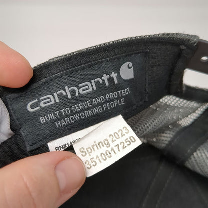 Carhartt Trucker Hat Gray One Size Idaho Holdings Mountain Mesh Work Snapback