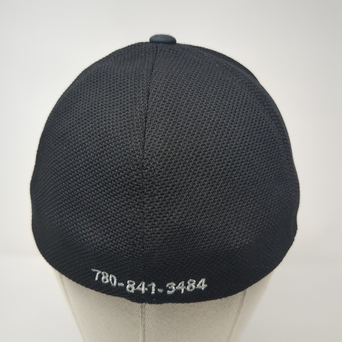 Pinnacle Services Fitted Hat Black XL Embroidered Stretch Vent Holes