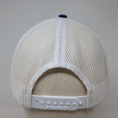 Pro Image Sports Snapback Trucker Hat Blue OS Adjustable Mesh Back Richardson